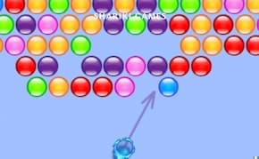 Классическая версия игры Bubble Shooter с пузырями