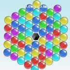 Попадите в блок крутящихся шариков шариком того же цвета