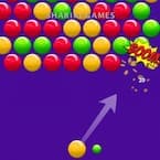 Игра точный удар - копия игры Бабл Шутер, где цветные шарики медленно опускаются вниз